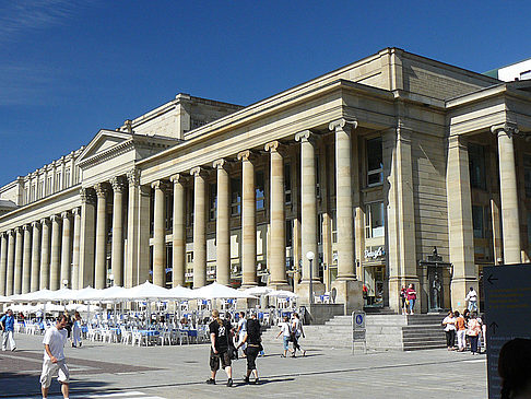 Fotografie Attraktion   Königsbau Ansicht von Citysam  von Stuttgart