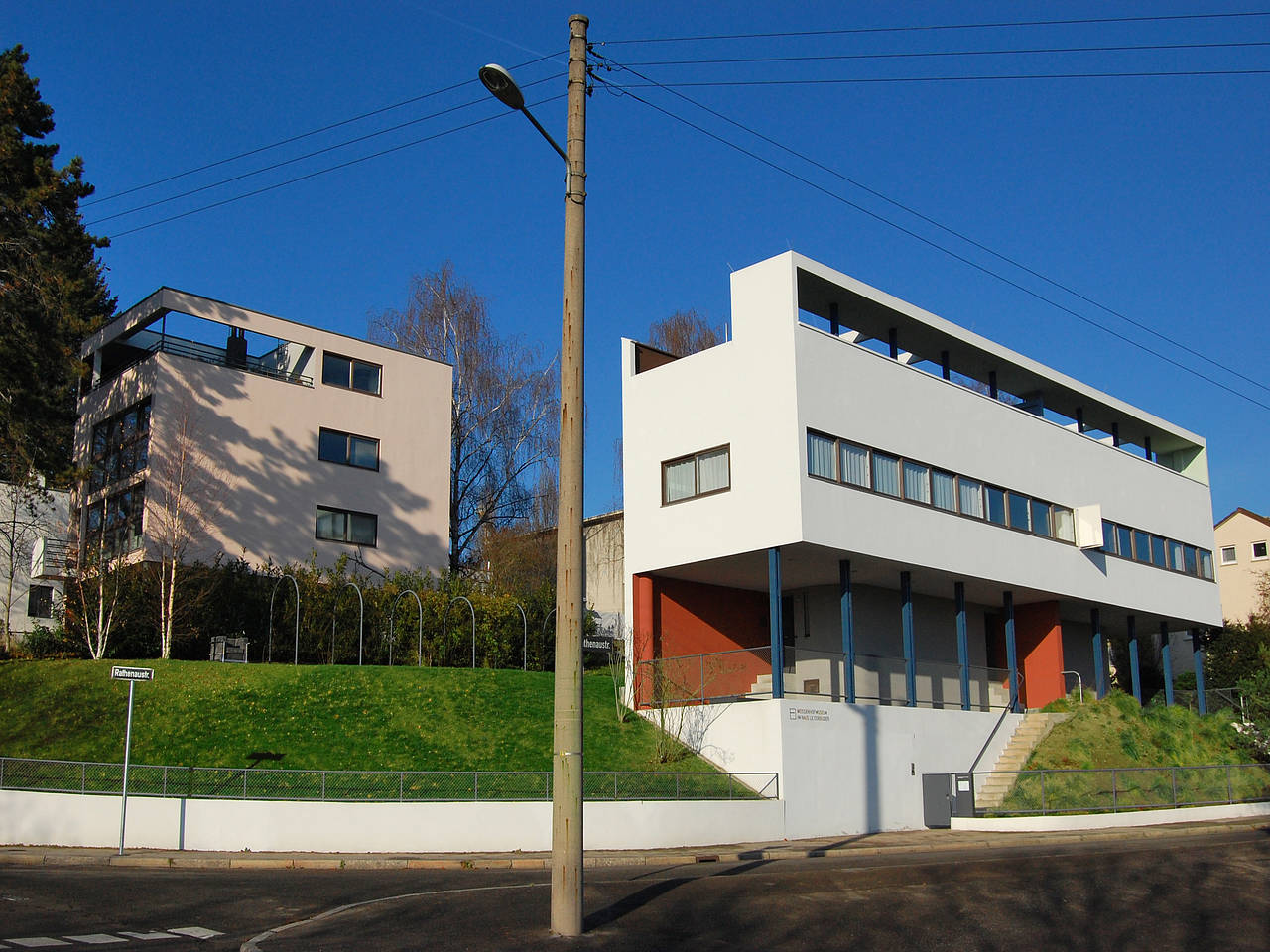 Thematische Touren Impressionen Reiseführer  in Stuttgart Gebäude von Le Corbusier in der Weißenhofsiedlung